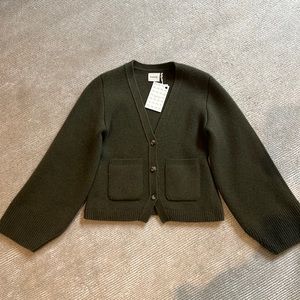 NWT Khaite Scarlet Cardigan